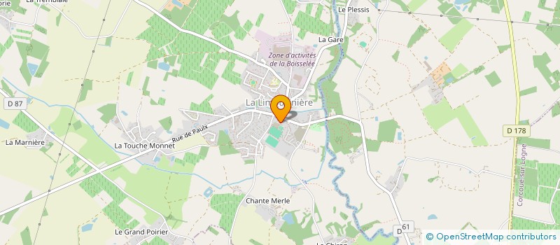 localisation de l'entreprise CO' PAINS  LA LIMOUZINIERE