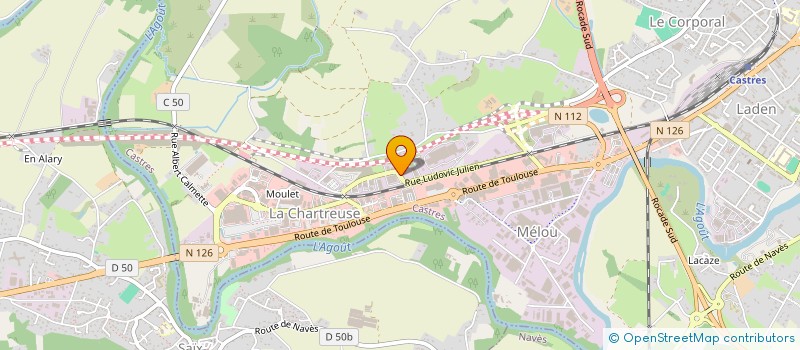 localisation de l'entreprise CO-PEREX à CASTRES