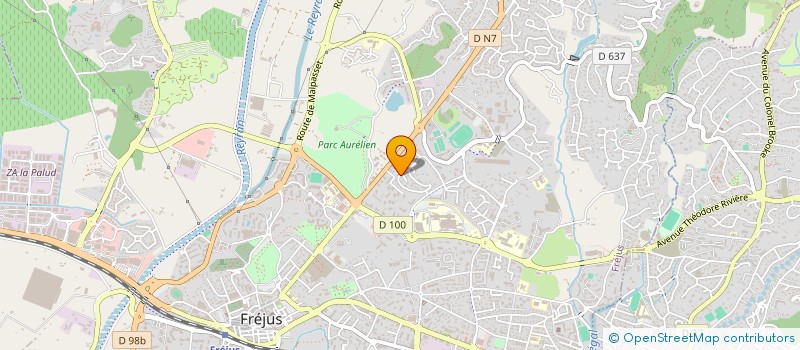 localisation de l'entreprise CO.PI.AN à FREJUS