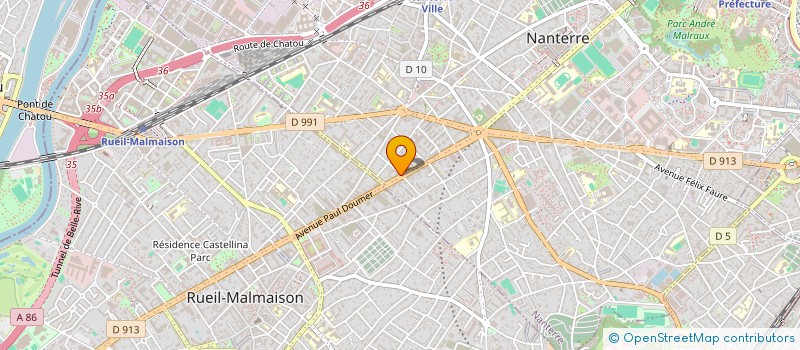 localisation de l'entreprise CO.PI.LO. à NANTERRE