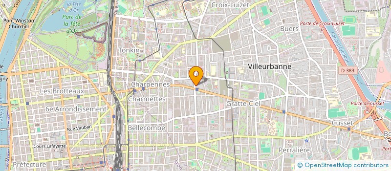 localisation de l'entreprise CO-PILOT INGENIERIE  VILLEURBANNE