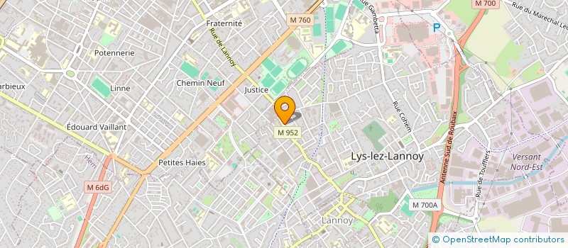 localisation de l'entreprise CO'PIZZA  LYS-LEZ-LANNOY