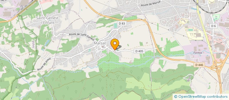 localisation de l'entreprise CO PRESSING  MENETROL