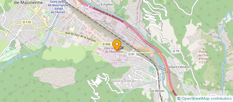localisation de l'entreprise CO PRO TECH à SAINT-JEAN-DE-MAURIENNE
