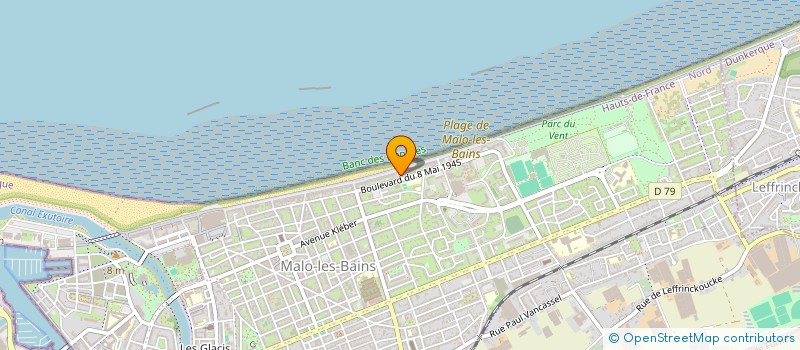 localisation de l'entreprise CO PROP IMM L'EMBELLIE à DUNKERQUE