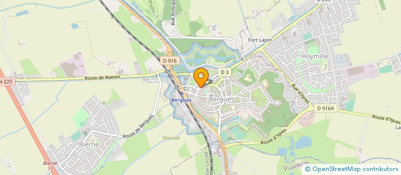 localisation de l'entreprise CO PROP RESIDENCE DU PARC  BERGUES