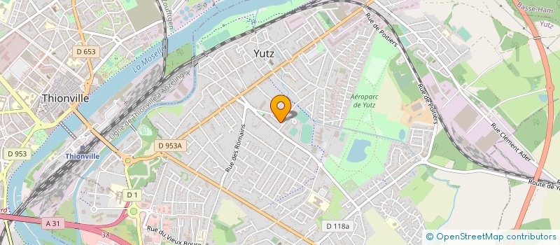 localisation de l'entreprise CO PROPRIETE KINTZINGER BECKER  YUTZ