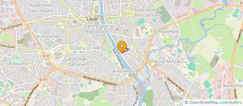 localisation de l'entreprise CO PROPRIETE LA RESIDENCE à LAVAL