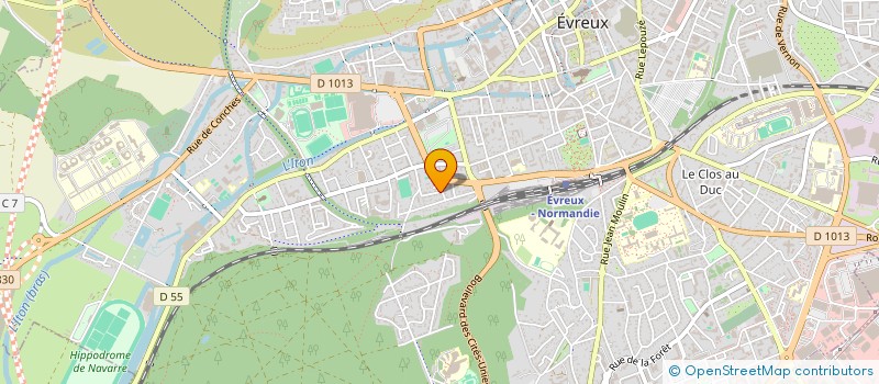 localisation de l'entreprise CO-PROPRIETE RES JEANNE D ARC N 111  EVREUX