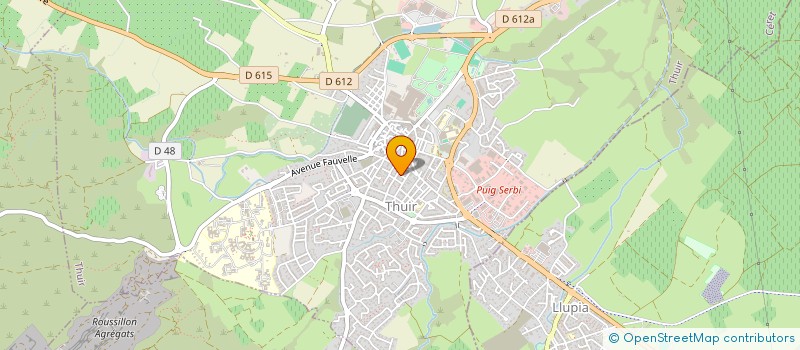 localisation de l'entreprise CO.RE.BAT  THUIR