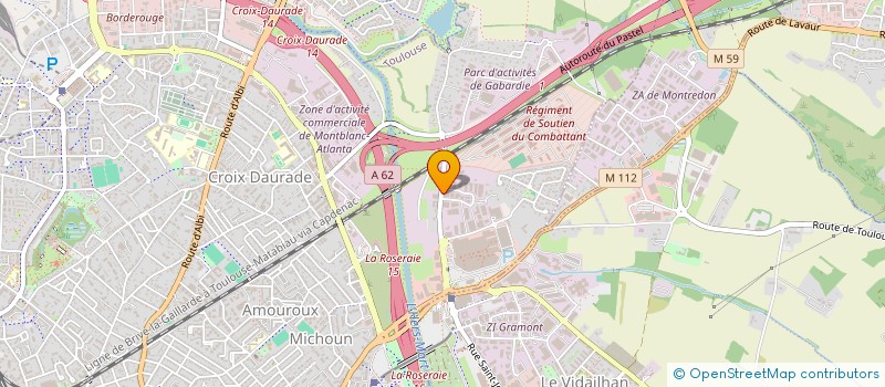 localisation de l'entreprise CO.RE.MA. à TOULOUSE
