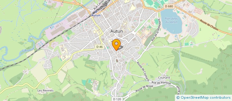 localisation de l'entreprise CO.REN à AUTUN
