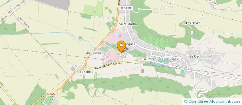 localisation de l'entreprise CO'SEM à SAINT-SAVIN
