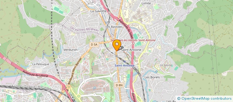 localisation de l'entreprise CO'SPORT DIFFUSION à MARSEILLE