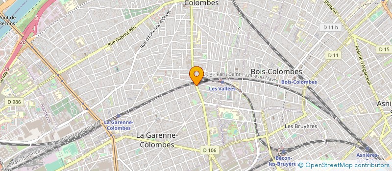 localisation de l'entreprise CO.SY.TRA à LA GARENNE-COLOMBES
