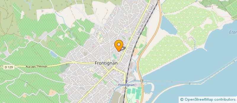 localisation de l'entreprise CO.TE.BAT à FRONTIGNAN