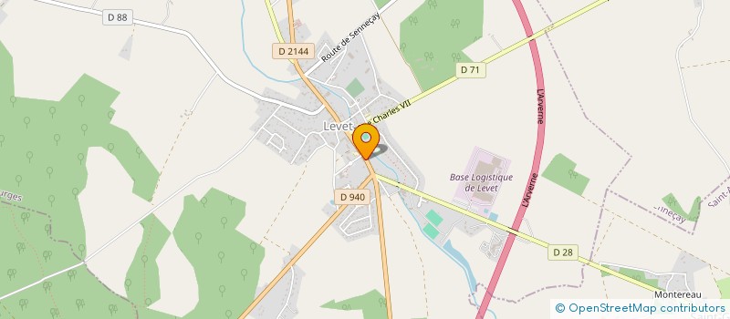 localisation de l'entreprise CO-TRA-LE  LEVET