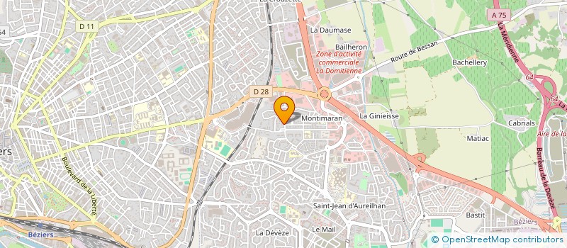 localisation de l'entreprise CO TU SAN  BEZIERS