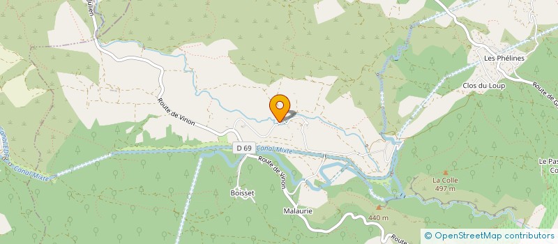 localisation de l'entreprise CO VAI  SAINT-JULIEN