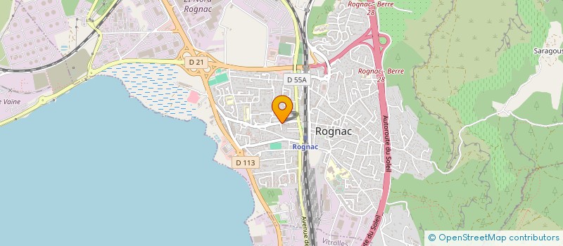 localisation de l'entreprise CO.VI.PE  ROGNAC