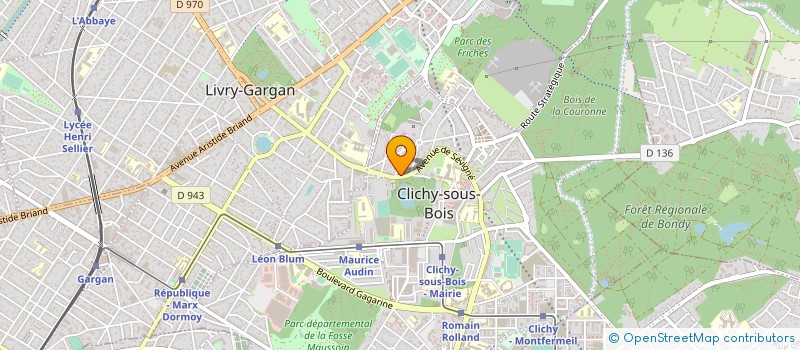 localisation de l'entreprise CO VILLAS à CLICHY-SOUS-BOIS