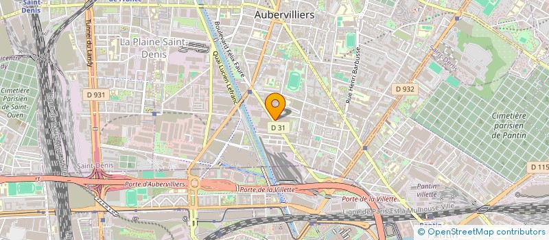 localisation de l'entreprise CO ZAR à AUBERVILLIERS