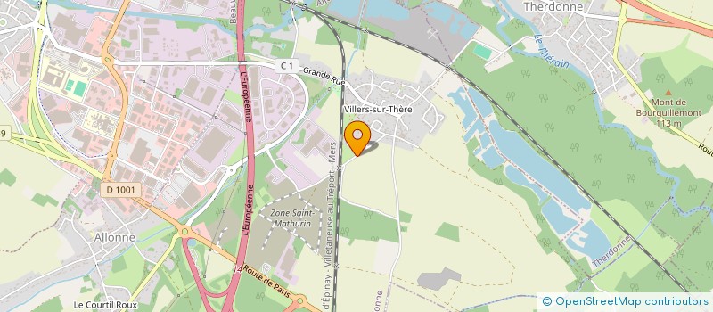 localisation de l'entreprise CO2  ALLONNE