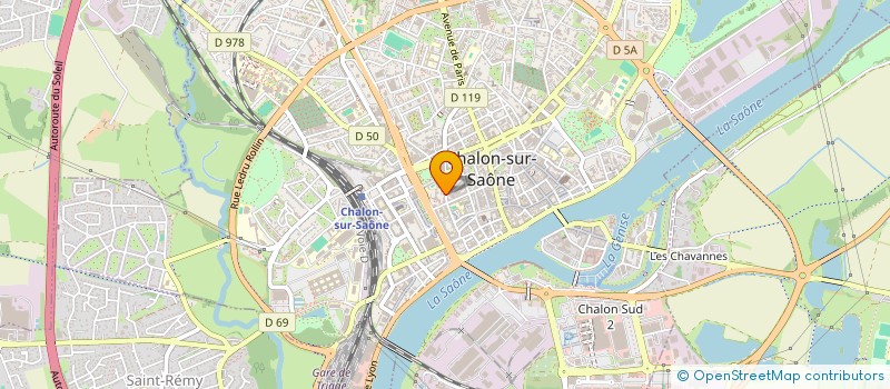 localisation de l'entreprise CO2 à CHALON-SUR-SAONE