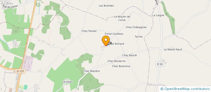 localisation de l'entreprise CO2 à MIRAMBEAU