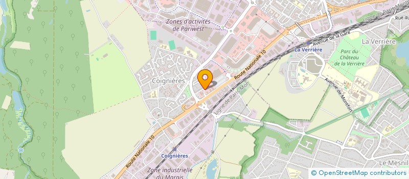 localisation de l'entreprise CO2 COIGNIERES à COIGNIERES