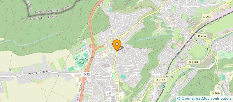 localisation de l'entreprise CO2 UNLIMITED à LONGWY