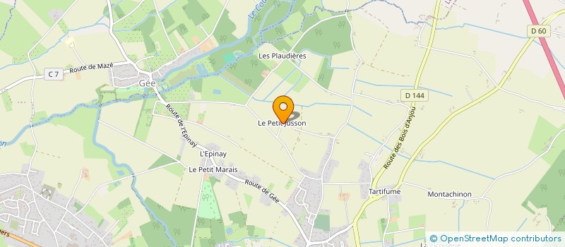 localisation de l'entreprise CO2 ZERO  BEAUFORT-EN-ANJOU