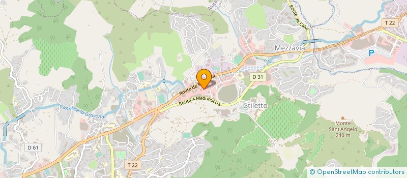 localisation de l'entreprise CO2A à AJACCIO