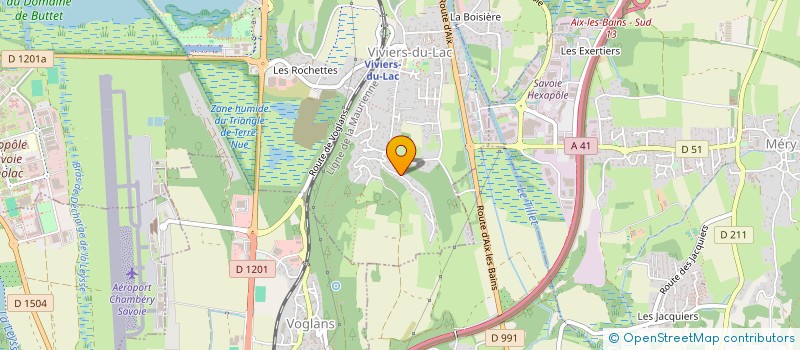 localisation de l'entreprise CO2C - CABINET D'OPTIMISATION ET CONSEIL CHENAL  VIVIERS-DU-LAC