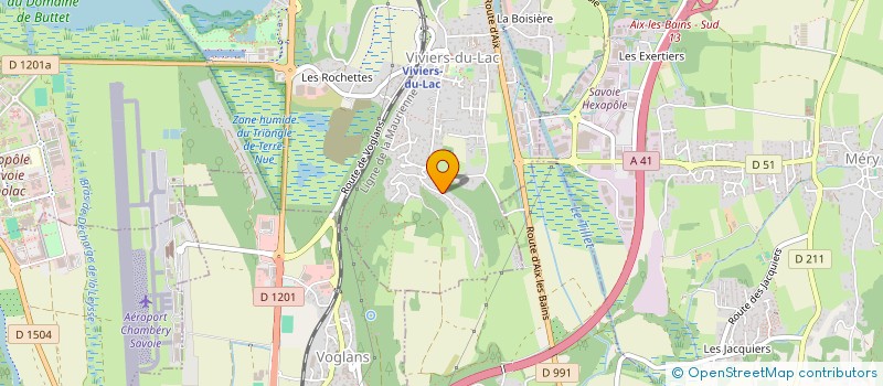 localisation de l'entreprise CO2C HOLDING  VIVIERS-DU-LAC