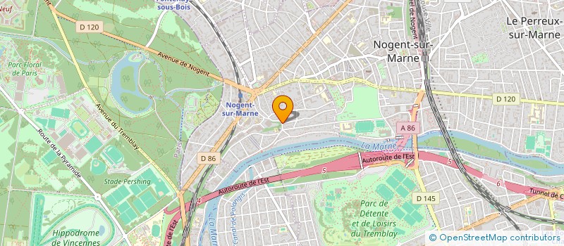 localisation de l'entreprise CO2S INVEST  NOGENT-SUR-MARNE