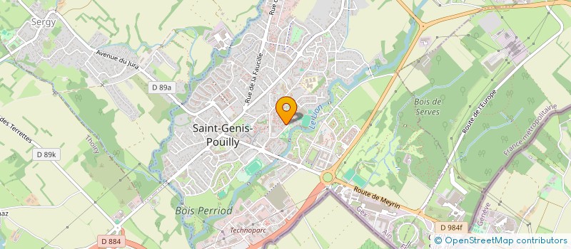 localisation de l'entreprise CO3 COACHING à SAINT-GENIS-POUILLY