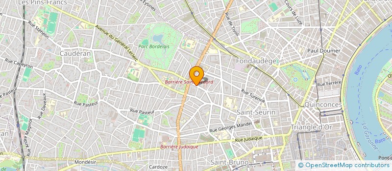 localisation de l'entreprise CO3 INVEST à BORDEAUX