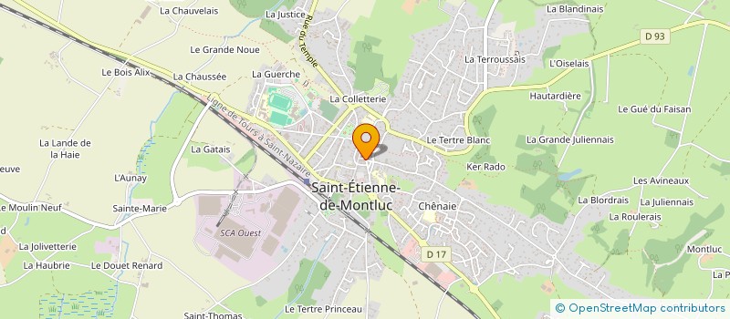 localisation de l'entreprise COA à SAINT-ETIENNE-DE-MONTLUC