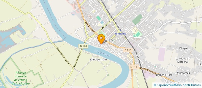 localisation de l'entreprise COACH 47  TONNEINS