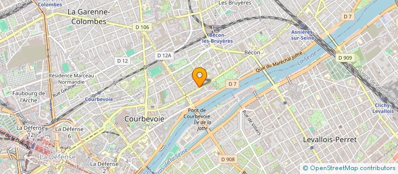 localisation de l'entreprise COACH AGENCY à COURBEVOIE