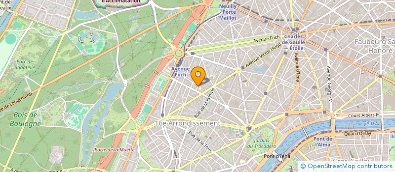 localisation de l'entreprise COACH AND GO  PARIS 16