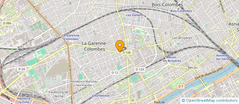 localisation de l'entreprise COACH BLESS à LA GARENNE-COLOMBES