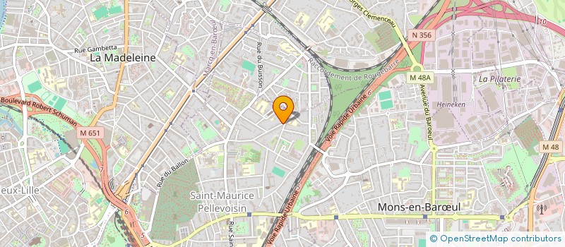 localisation de l'entreprise COACH CLOWN à LILLE