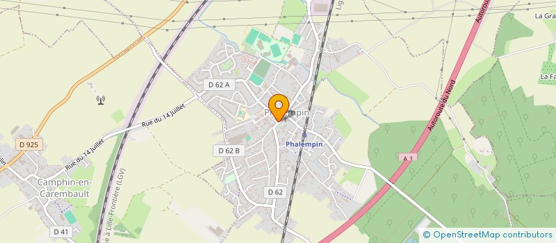 localisation de l'entreprise COACH CONDUITE  PHALEMPIN