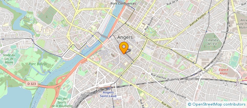 localisation de l'entreprise COACH'DREAMLIFE à ANGERS