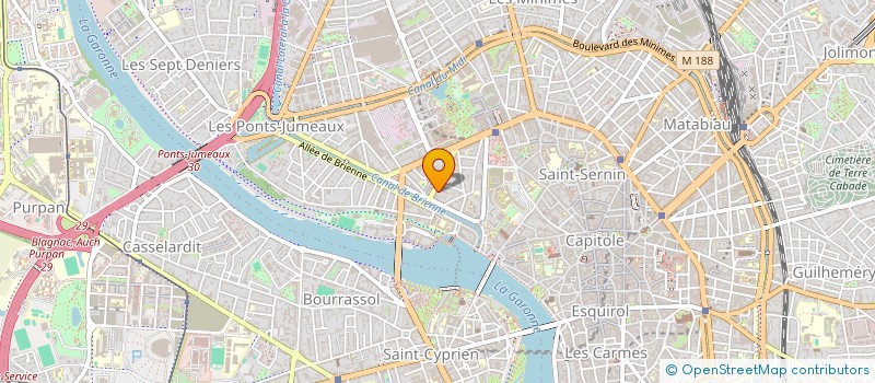 localisation de l'entreprise COACH IN CORNER à TOULOUSE