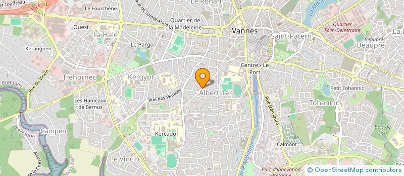 localisation de l'entreprise COACH IN FRANCE à VANNES