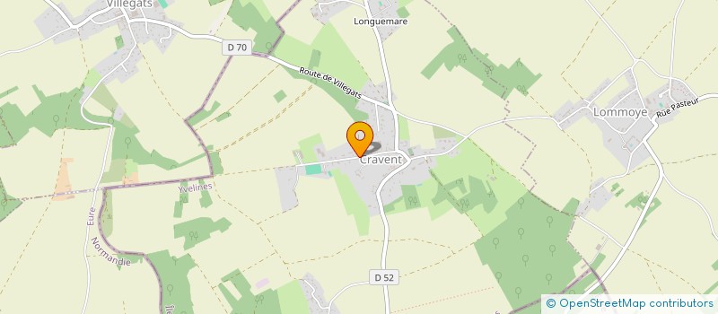 localisation de l'entreprise COACH IN HOME  CRAVENT