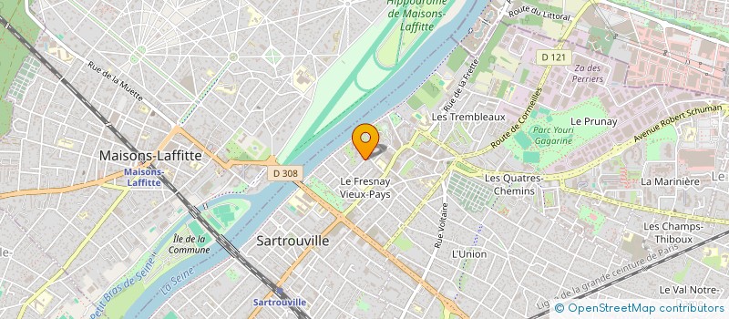 localisation de l'entreprise COACH'IN - LE RESEAU DES COACHS D'ORIENTATION à SARTROUVILLE